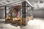 Дизайн-проект кофейни г.Брянск, стиль#loft#industrial#винтаж# 