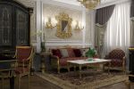 Interior design of Lux apartments of the Bariatinsky Palace (rec