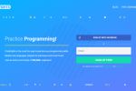 Верстка landing page для СodeFights (используя ReactJS)