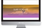 Оформление социальной сети для сообщества "SURF FOR LIFE"