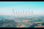 Vienna 2017. Helicopter flight over Austrian Alps. 4K.