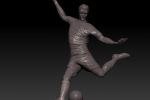 Модель футболиста для 3Д печати