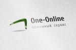 Лого для сервиса обмены криптовалюты "One-Online"