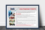 Разработка плакатов для компании КОЛЛ-ЦЕНТР «BELL» call-bell.ru