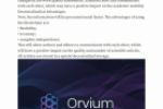 Orvium Project Overview