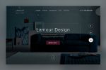 Landing page    "Lamour design"