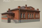Визуализация и реконструкция старого здания библиотеки в Ноги