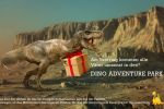 Динозавры дарят подарки. Банер для немецкого Дино-парка.