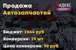 Яндекс Директ - Автозапчасти
