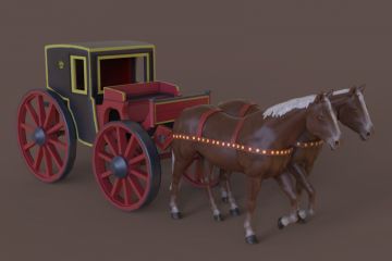 Horse carriage (3d print)