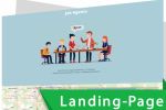  Landing Page " " Job Agents   