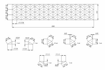 Расчет и отрисовка в AutoCAD раскладки облицовочной плитки