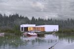 Villa on the lake (cloudy)