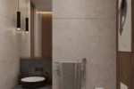 Дизайн-проект квартиры в Москве. Ванная комната.