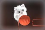 Котёнок играет с клубком ниток - 3d анимация