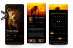 Приложение для кинотеатра — дизайн для iOS и Android 