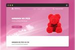 Landing Page (Продажа медведей из роз)