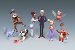 Персонажи и 3d анимация для игры Pet Stories
