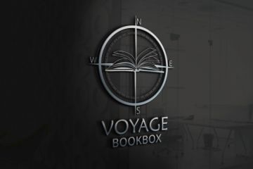 Логотип для доставки книг из разных точек света "BookBox"