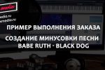     "Babe Ruth - Black dog"