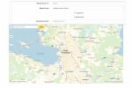 Калькулятор доставки на javascript + API yandex карты