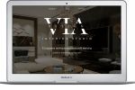 Дизайн сайта для студии VIA design