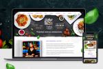 Дизайн сайта ресторана восточной кухни
