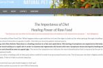 The importance of diet: healing power of raw food