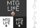Logo: mtg life [,    ]