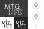 Logo: mtg life [,    ]