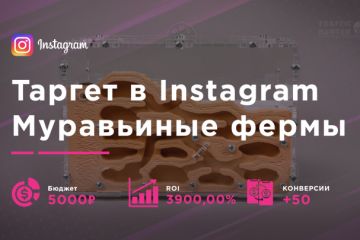 Таргет в Instagram для муравьиных ферм