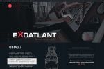 «Exoatlant» — верстка/посадка мультияз. сайта (WordPress)