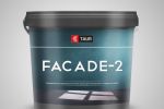 Дизайн этикетки для наружной водоэмульсии "Facade-2"