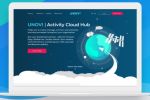 landing page Unovi I Activity Cloud Hub