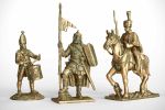 Models of toy soldiers