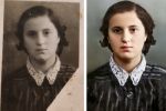Реставрация фото девочки (ныне бабушки)