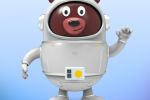 3D character Cosmonaut Bear
