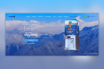 Сайт по продаже аппаратов для кислородных коктейлей OxyMini