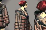 Girl from Blade Runner World: Fur coat design