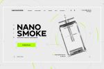 Дизайн для интернет-магазина по продаже кальянов Nanosmoke 