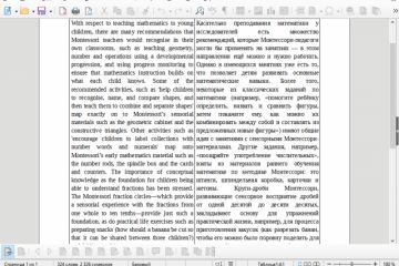 Обзор исследований эффективности метода Монтессори англ-русс