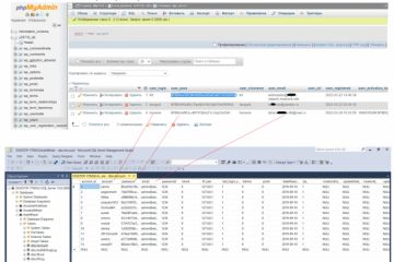 Конвертор базы MySQL в Microsoft SQL Server 2019 учётных записей