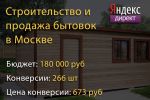 Строительство и продажа бытовок в Москве - Яндекс Директ