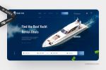 Аренда яхт — дизайна сайта UX/UI