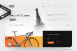 Tour de France — дизайн сайта UX/UI