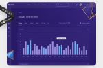 Дашборд криптовалютной платформы — дизайн платформы UX/UI