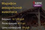 Марафон акварельной живописи - Яндекс Директ