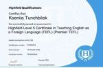 Международный сертификат TEFL 5 уровня