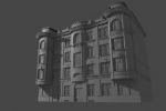 3D-модель здания на основе фото (доходный дом Быкова в Москве)