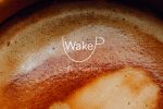 Логотип для кофейни WakeUP